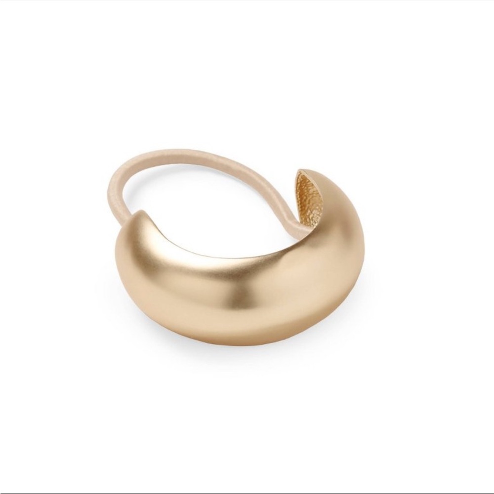 NWT Gold ponytail cuff hair tie
